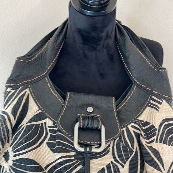 Fossil vintage floral canvas shoulder bag - Picture 8 of 14